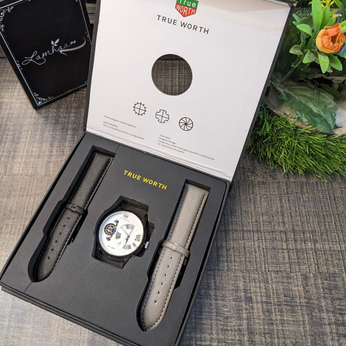 True Worth Dual Straps Watch Set – Men's Watch