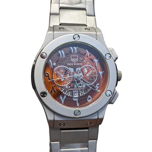 True Worth 6581 ST Arabic Dial – Men's Watch